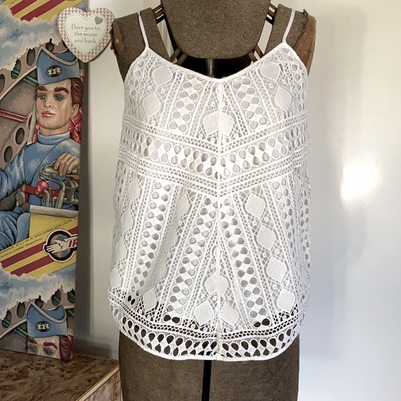 Country Road Tops - COUNTRY ROAD cotton lace Top